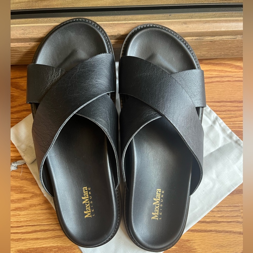 Max Mara Leisure Vanity Sandal, Black